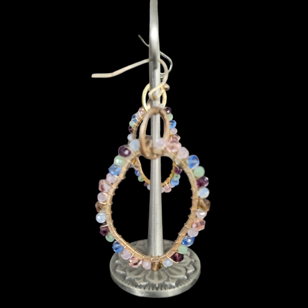 Miss 21 Ladies Multi-colored Fashion Statement Earrings
